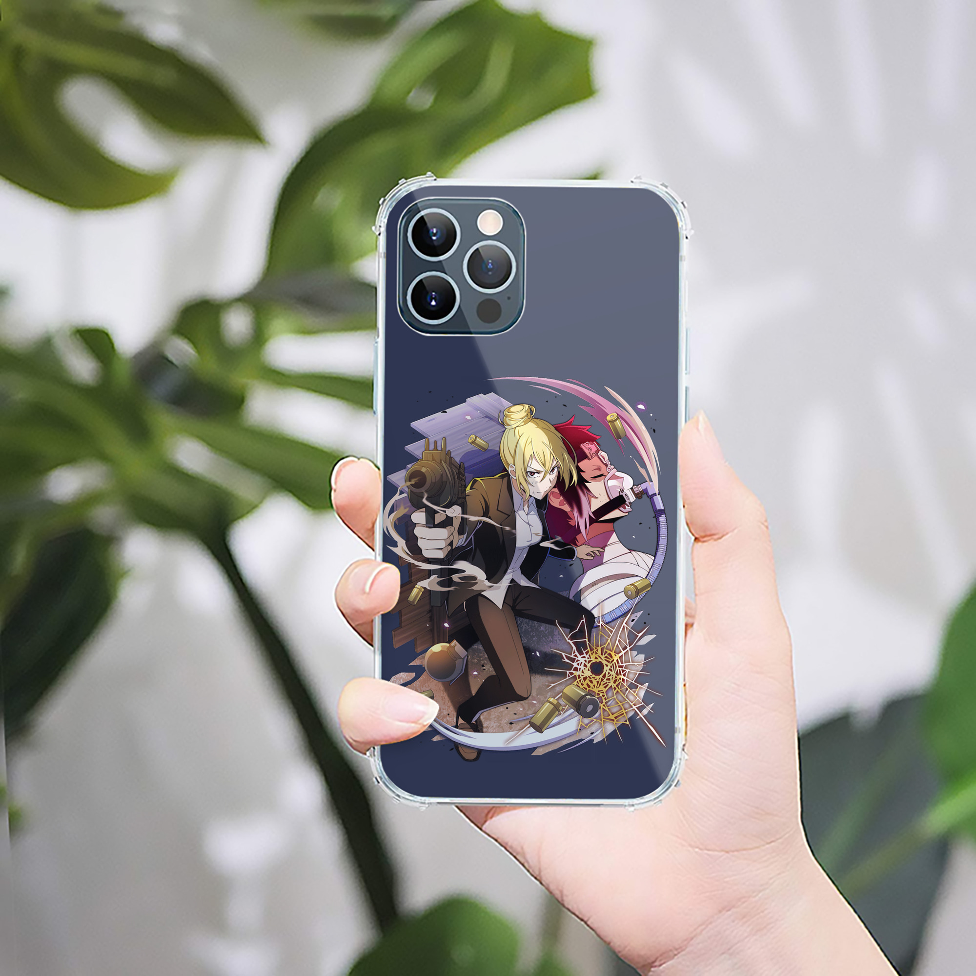 （画像用） 文豪ストレイドッグス Bungo Stray Dogs 【iPhone 12シリーズ対応】透明スマホケース（クリアソフトケース）